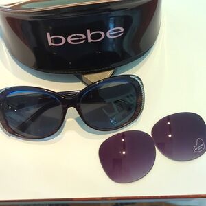 Bebe rhinestone sunglasses